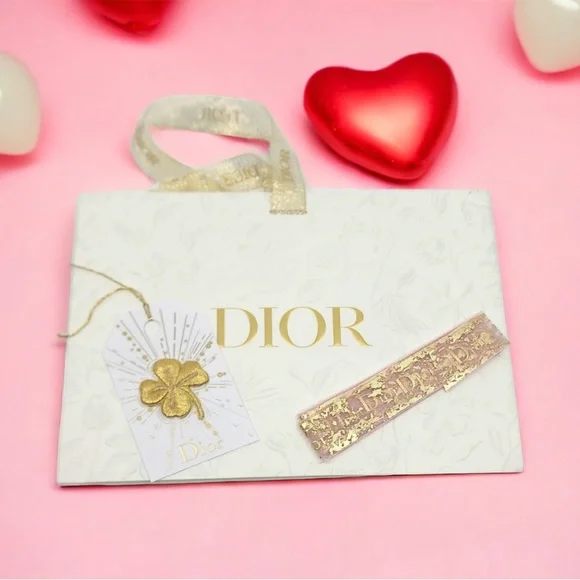 💫 DIOR Double-Sided Wrapping Paper/Gift Bag/Bow/Gift Tag. NEW!
